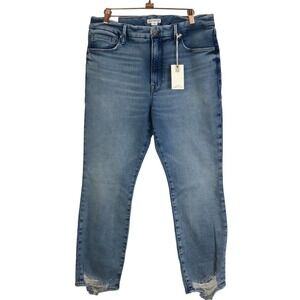 Good American GOOD LEGS CIGARETTE FIT GLSPBD731T BLUE841‎ Size 15